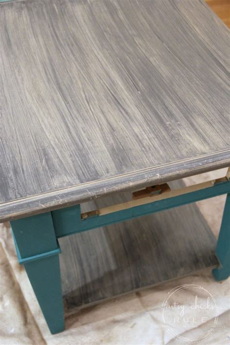 Take this table that we built and subsequently painted along with the accompanying white chairs (which used to be a golden blond wood tone). Coastal Style Chalk Paint Makeover (simple weathered ...