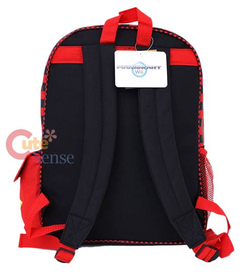 Super Mario Wii Kart School Backpack Lunch Bag Set 16 Ebay