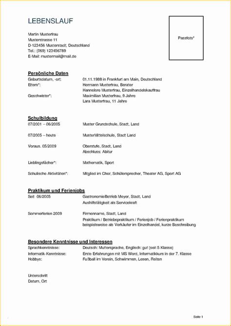 Tabellarischer Lebenslauf Vorlage Kostenlos Download ...