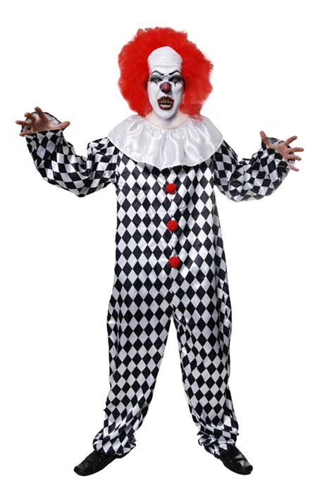 scary clown costume all mens halloween costumes mega fancy dress