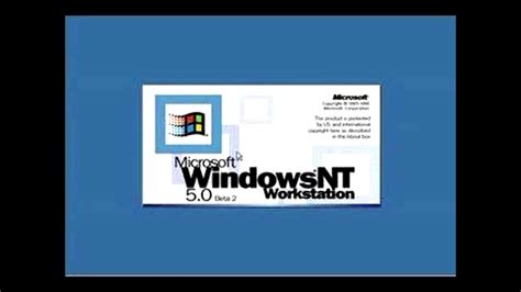 Windows Nt 50 Startup And Shutdown Sound Youtube