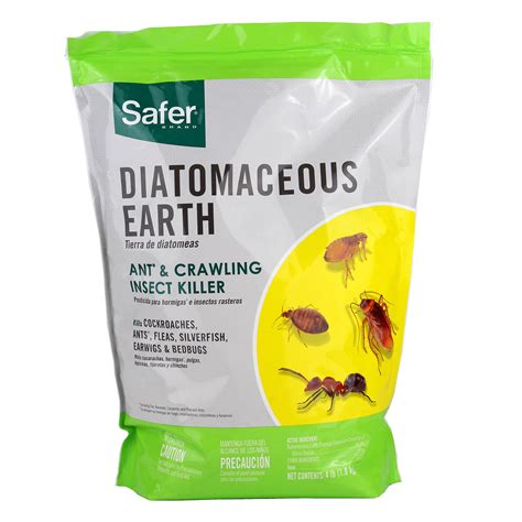 Safer Brand Crawling Insect Killing Diatomaceous Earth 4 Lb