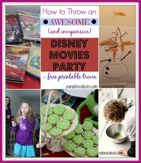 Test yourself or play against others such as family or friends. How to Throw A Disney Movies Party - See Mom Click