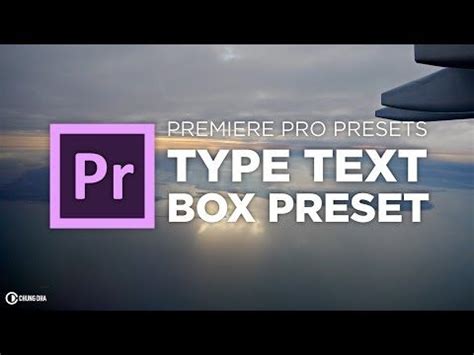 Typewriter text effect presets for adobe premiere pro. This is an update for the Smooth Transitions Zoom Effects ...