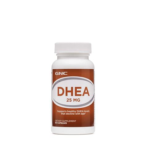 gnc dhea 25 mg 90 capsules health and personal care