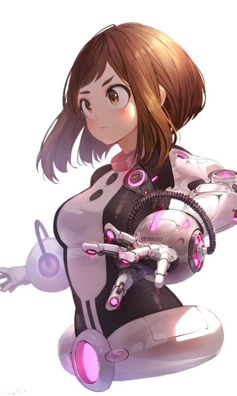 Ochako Uraraka Armour Suit Anime Girl 480x800 Wallpaper Uraraka