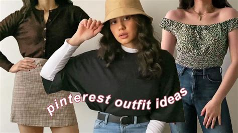 Recreating Pinterest Outfit Ideas Casual Vintage Etc Youtube