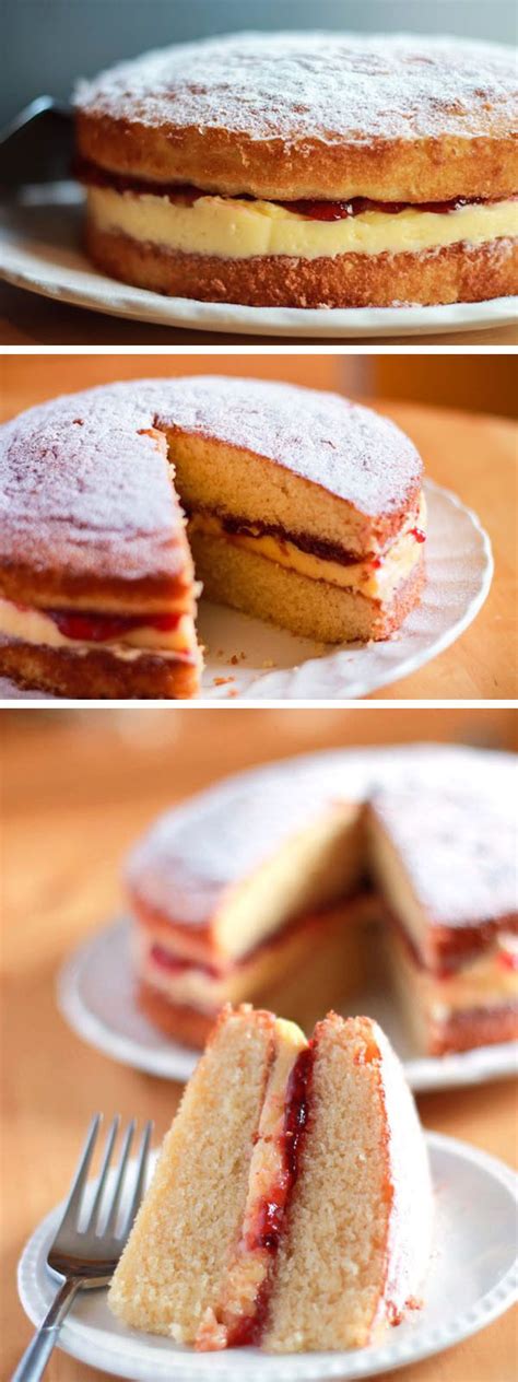 Sponge cake with raisins and cocoa filling the seaman mom. Victoria Sponge Cake with Buttercream | Recipe | Sponge ...