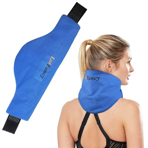 Lotfancy Neck Ice Pack Wrap Hot Cold Therapy For Shoulder Cervical
