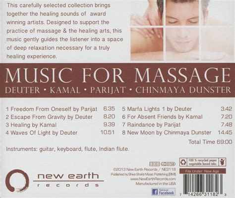 New Age Meditative Various Artists Music For Massage Flac