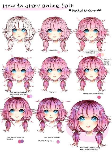 How To Color Anime Hair This Interactive Poll Of Good