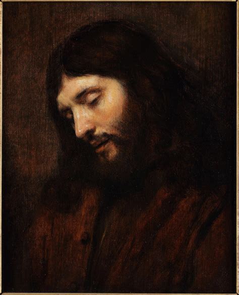 Rembrandt And The Face Of Jesus Lines And Colors