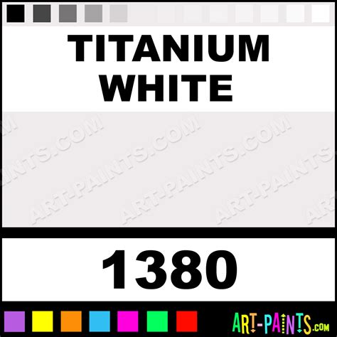 Titanium White Heavy Body Acrylic Paints 1380 Titanium White Paint