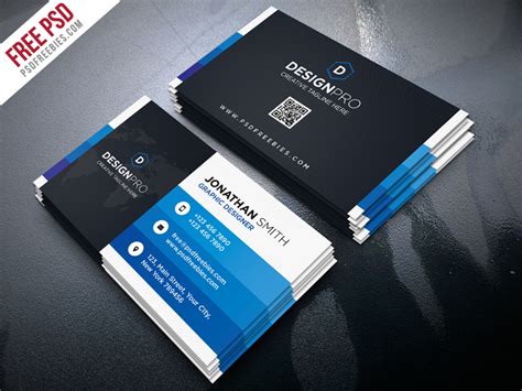 Create a professional business card in minutes with our free business card maker. Free PSD : Creative And Modern Business Card PSD Bundle ...