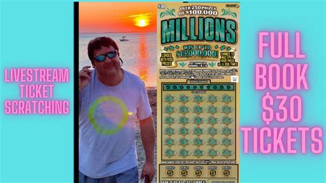 Millions New Mass Lottery Tickets Whole Book Youtube