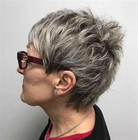 65 Gorgeous Gray Hair Styles To Inspire Your Next Chop Short Spiked Hair Gorgeous Gray Hair