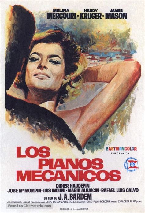 Los Pianos Mecánicos 1965 Spanish Movie Poster