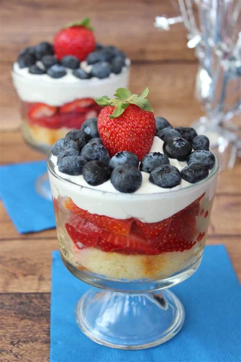 Strawberry Blueberry Pound Cake Trifle Savings Lifestyle