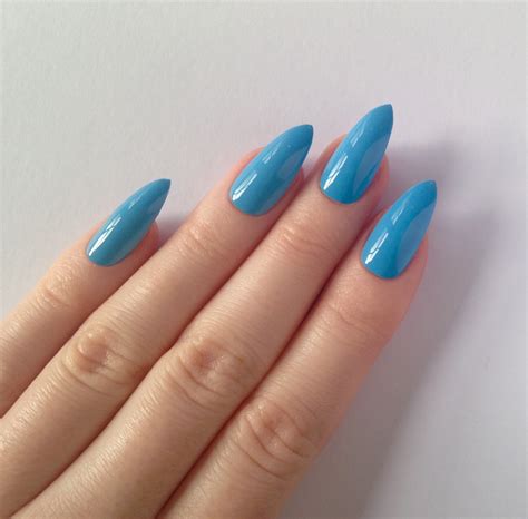 Baby Blue Stiletto Nails Nail Designs Nail By Prettylittlepolish