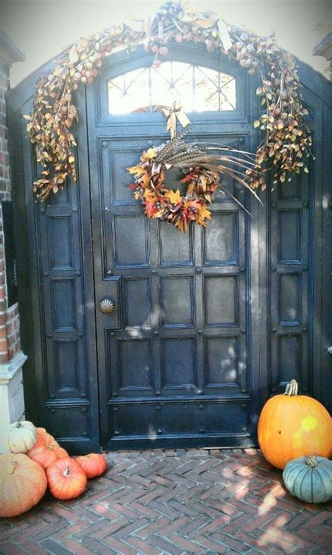 This Was A Neighbors Front Yard Gate Decorated For Fall Yard Gate