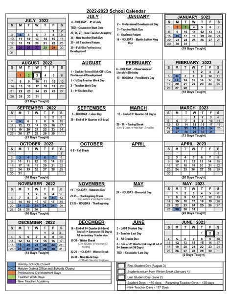 Deped Calendar 2022 To 2023