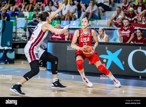 Spain Tenerife September 25 2018 American Female Basketball Player