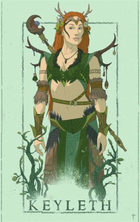 Cr Keyleth Critical Role Fan Art Female Character Concept Concept Art Characters