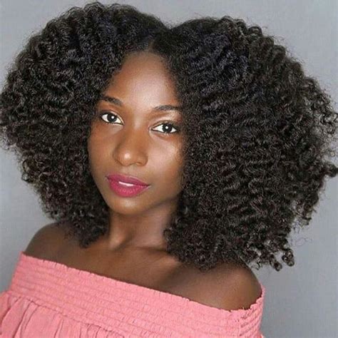 Afro Kinky Curly Weave Human Hair Bundles Natural Black 4 Bundles Braz