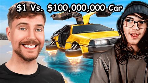 1 Vs 100000000 Car Reaction Youtube