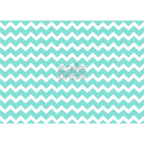 Aqua White Chevron Stripes Pattern 5x7area Rug By Dreamingmindcards