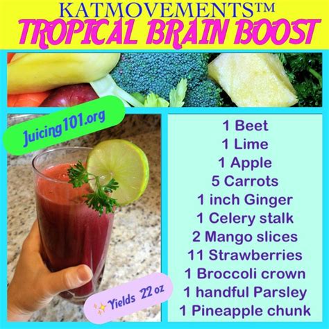Then, during the week, i like to prepare the individual juices each day, for. Juicing Vegetables & Fruit ⭐TROPICAL BRAIN BOOST⭐ With 11 ...