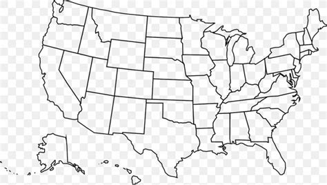 United States Map Clip Art Png 960x545px United States Area Black
