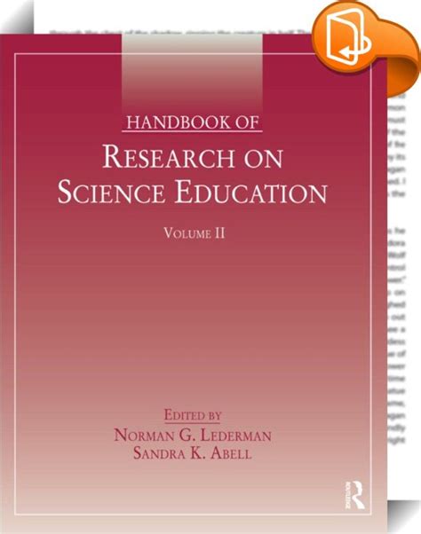 Handbook Of Research On Science Education Volume Ii Norman G