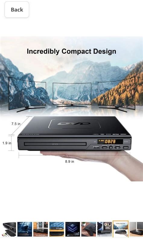 2925electcom Dvd Player Dvd Player With Hdmi Cable For Tv Multi