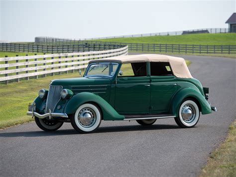 1936 Ford V 8 Deluxe Convertible Sedan Hershey 2014 Rm Sothebys