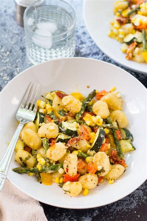 This Baked Gnocchi With Summer Vegetables Is The Perfect Mid Week