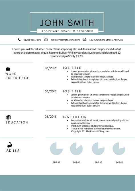 Free Ms Word Resume Template