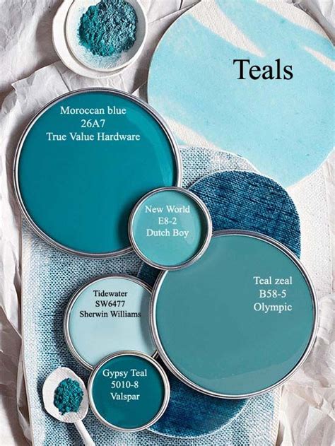 Teal Paint Colors Via Home Building Pinterest