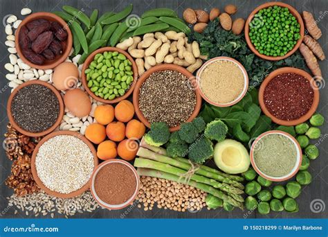 Health Food High In Protein Stock Image Image Of Collection Grain