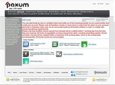 Part of a series on financial services. How To Add Funds To Your Paxum Account - The Paxum Blog