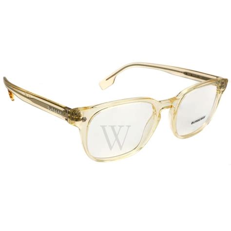 Burberry 53 Mm Yellow Eyeglass Frames World Of Watches