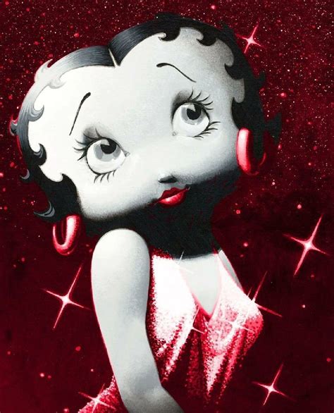 Betty Boop Animated Cartoon Characters Fantasy Art Women Paramount