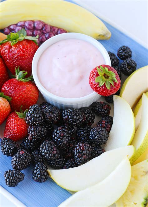Strawberry Yogurt Fruit Dip Recipe Glorious Treats