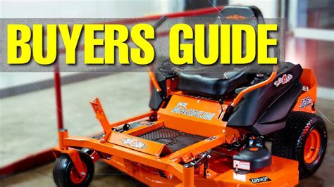 Buyers Guide Choosing The Best Zero Turn Mower Lawn Mower Youtube