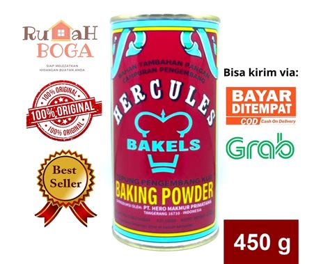 HERCULES Baking Powder Double Dobel Acting HERCULES HERKULES 450gr