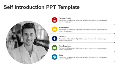 Creative Self Introduction Ppt Template