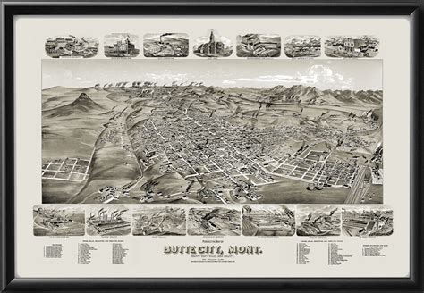 Butte Mt Vintage City Maps Restored City Maps Sexiz Pix