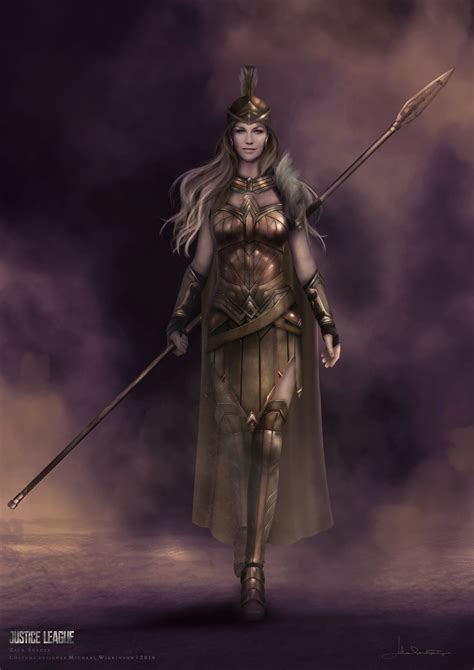 Artstation Justice League Hippolyta Adelaide Filippe Warrior Queen