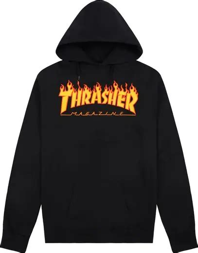 Thrasher Flame Logo Hoodie Skatepro