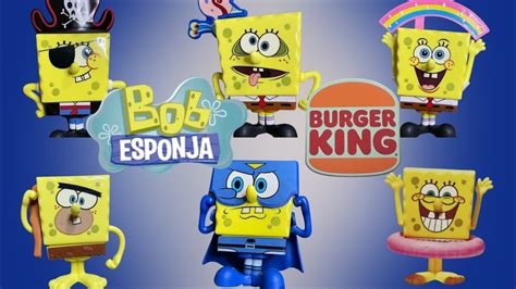Bob Esponja No Burger King Outubro Review Youtube